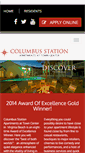 Mobile Screenshot of columbusstationapartments.com